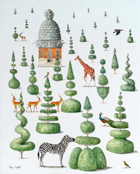 A Bad Day For The Topiarist 20 x 16
