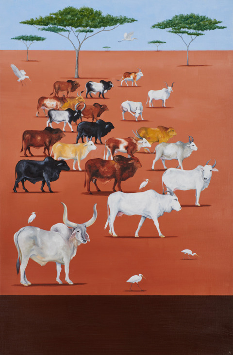 Moving On To Pastures New, Oil On Linen, 76 x 61 cm