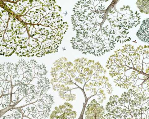 Trees Are Poems The Earth Writes Upon The Sky Kahlil Gibran 16x20